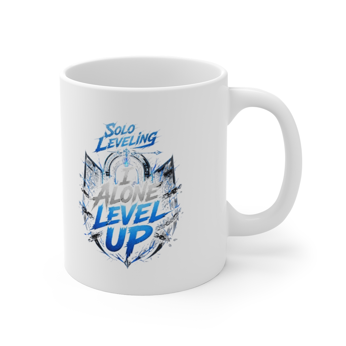 Solo Leveling "I Alone Level Up" White Mug - Official mugs merchandise