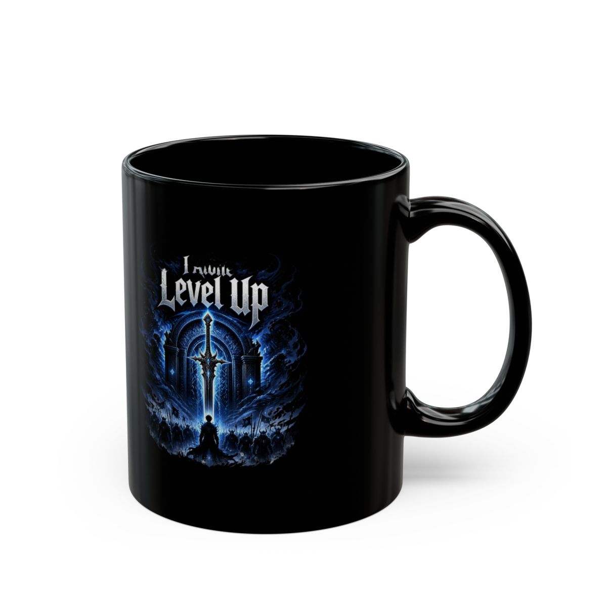 Solo Leveling "I Alone Level Up" Black Mug - Official mugs merchandise
