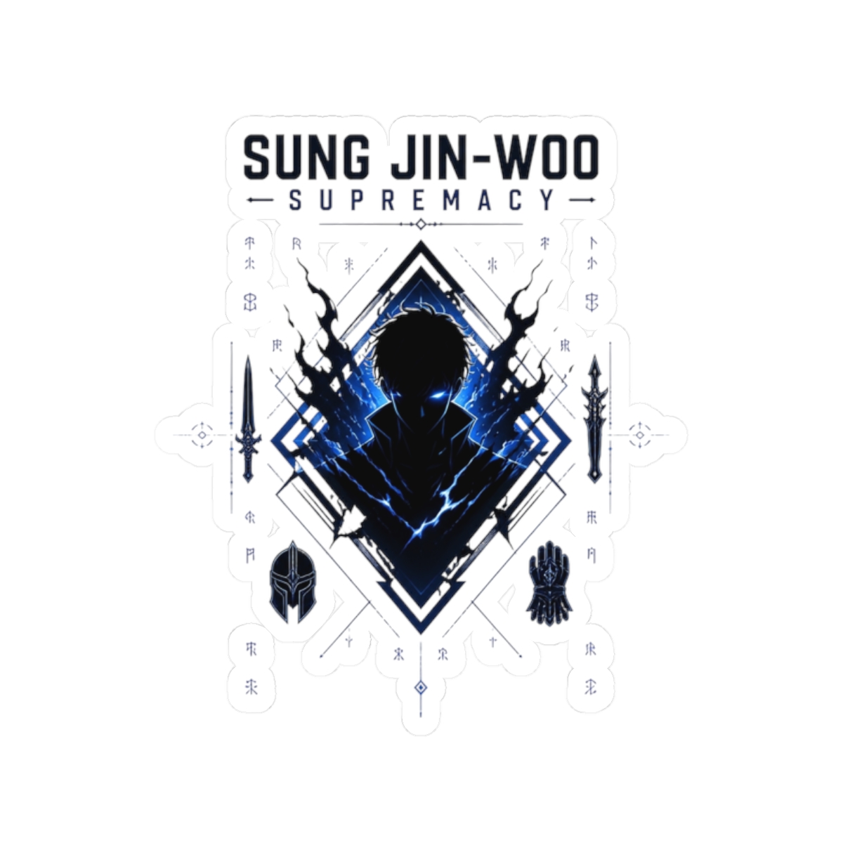 Solo Leveling "Sung Jin-Woo Supremacy" Sticker - Official Stickers merchandise