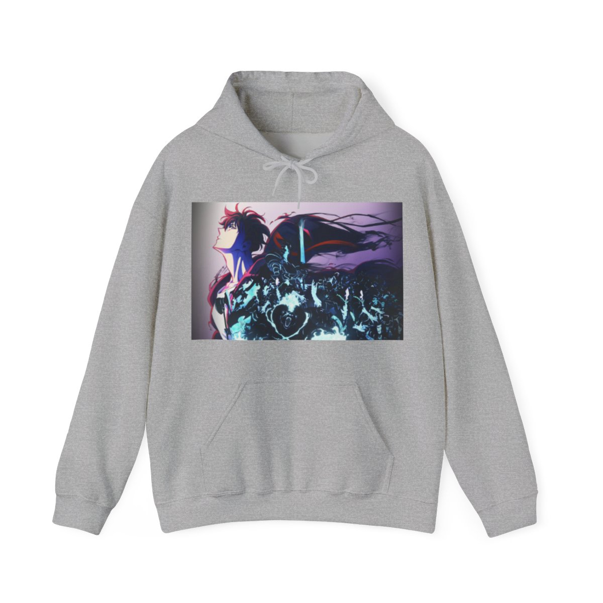 Purple Moon Solo Leveling Guild - Dark Hoodie - alternate angle 2, merchandise