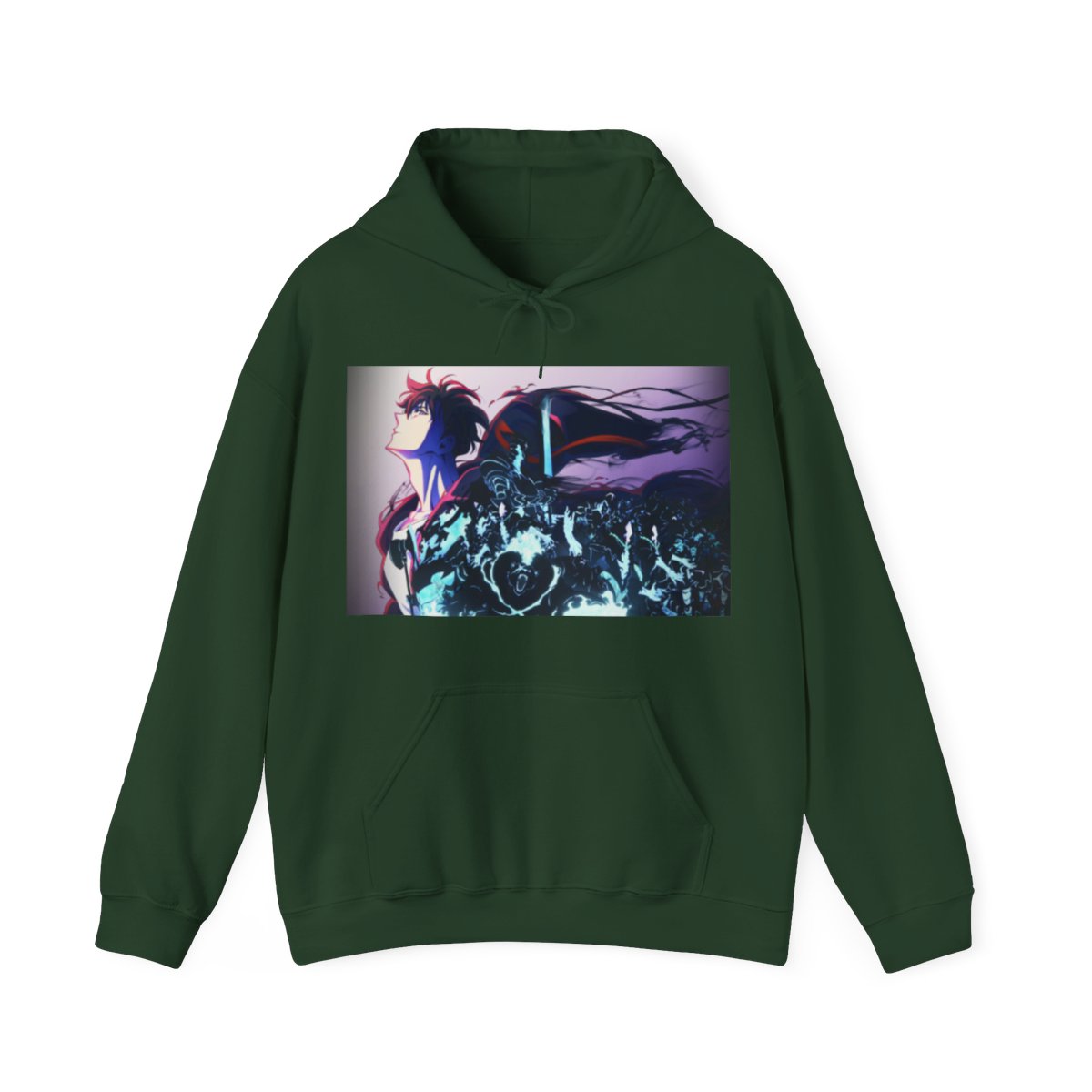 Purple Moon Solo Leveling Guild - Dark Hoodie - alternate angle 4, merchandise