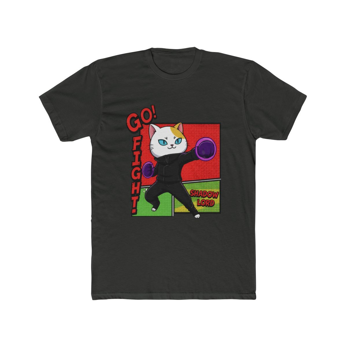 Solo Meow-ling Level Up Retro Poster T Shirt | Solo Leveling - alternate angle 5, merchandise