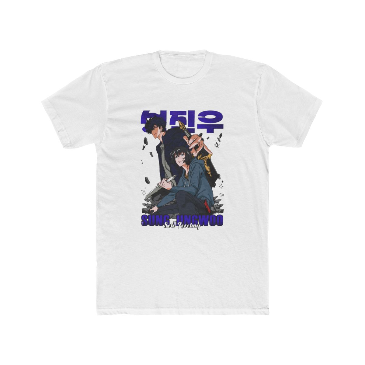 Sung Jinwoo Solo Leveling Anime Manga Art Design T Shirt - Official t-shirts merchandise
