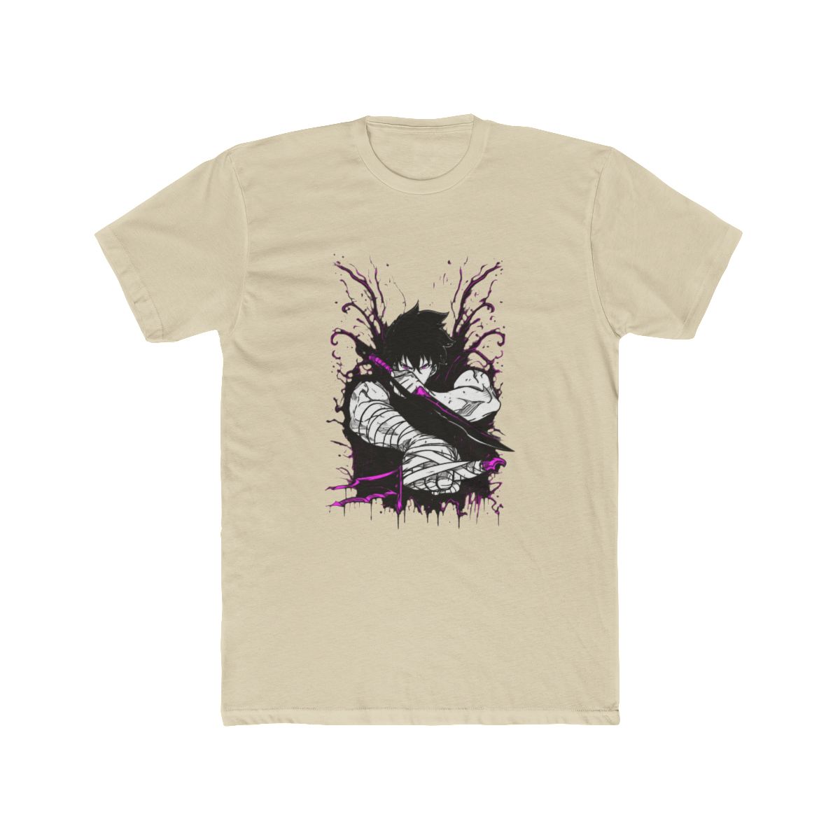 Sung Jinwoo Solo Leveling Black Spear Manga Art T Shirt - alternate angle 4, merchandise