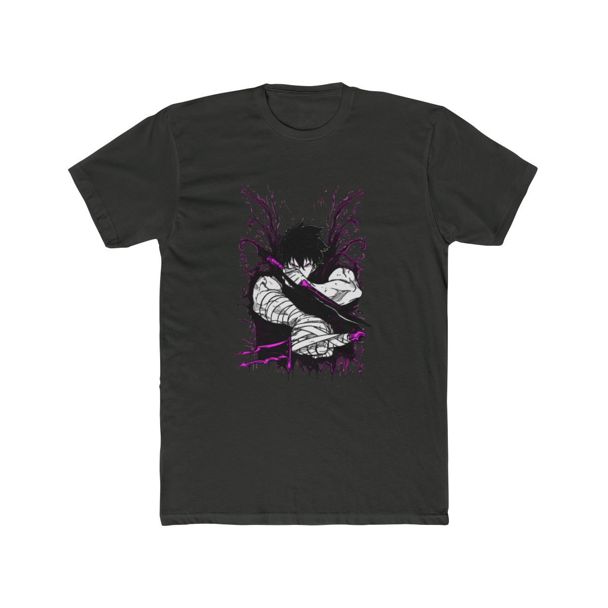Sung Jinwoo Solo Leveling Black Spear Manga Art T Shirt - alternate angle 5, merchandise