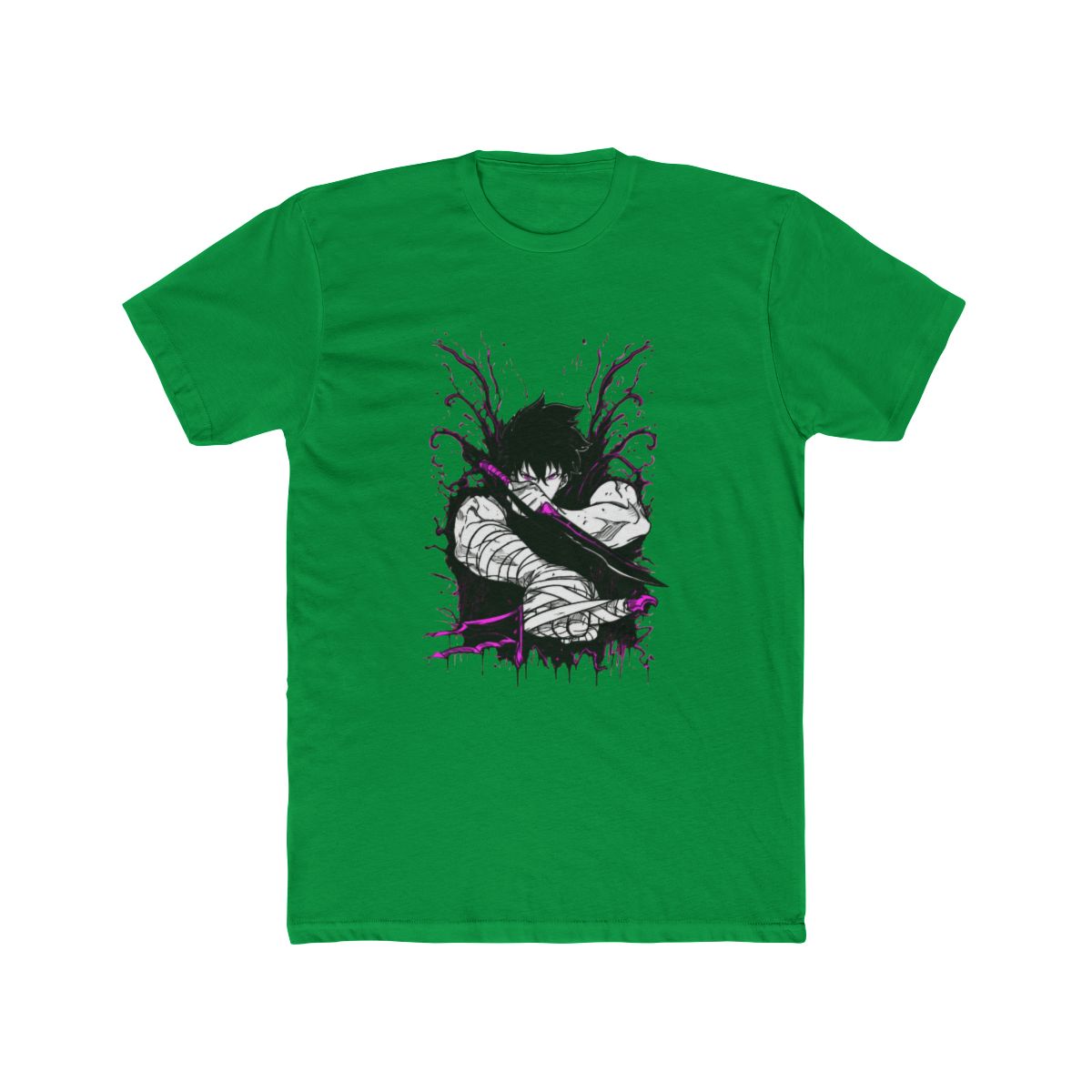 Sung Jinwoo Solo Leveling Black Spear Manga Art T Shirt - Official T-Shirts merchandise