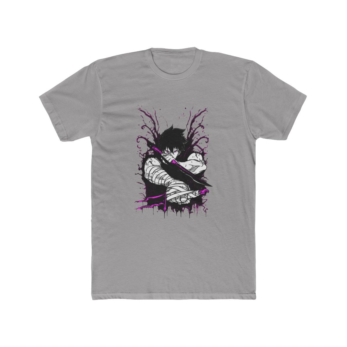 Sung Jinwoo Solo Leveling Black Spear Manga Art T Shirt - alternate angle 2, merchandise