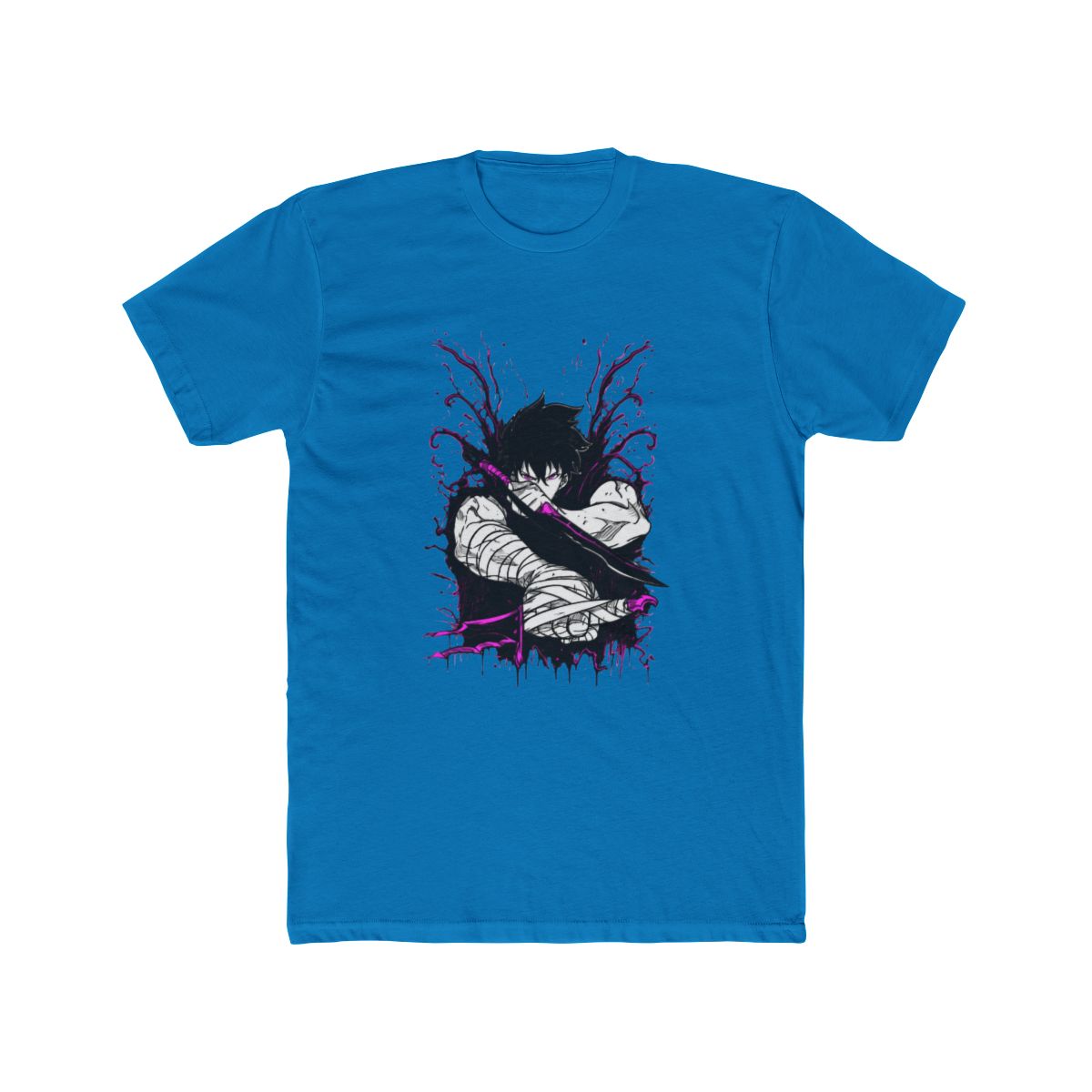 Sung Jinwoo Solo Leveling Black Spear Manga Art T Shirt - alternate angle 3, merchandise