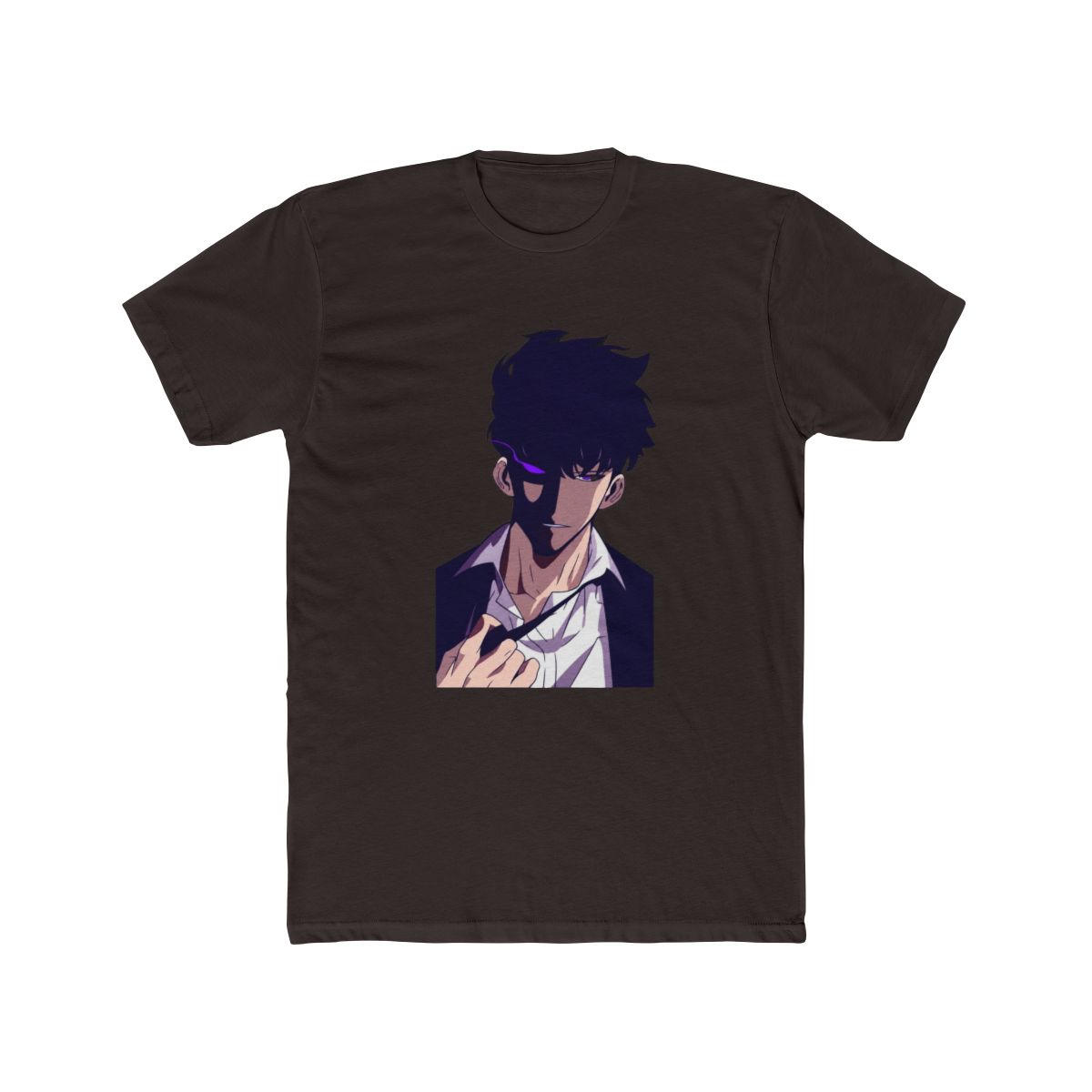 Solo Leveling Sung Jinwoo Anime - Manhwa Character Art T Shirt - alternate angle 3, merchandise