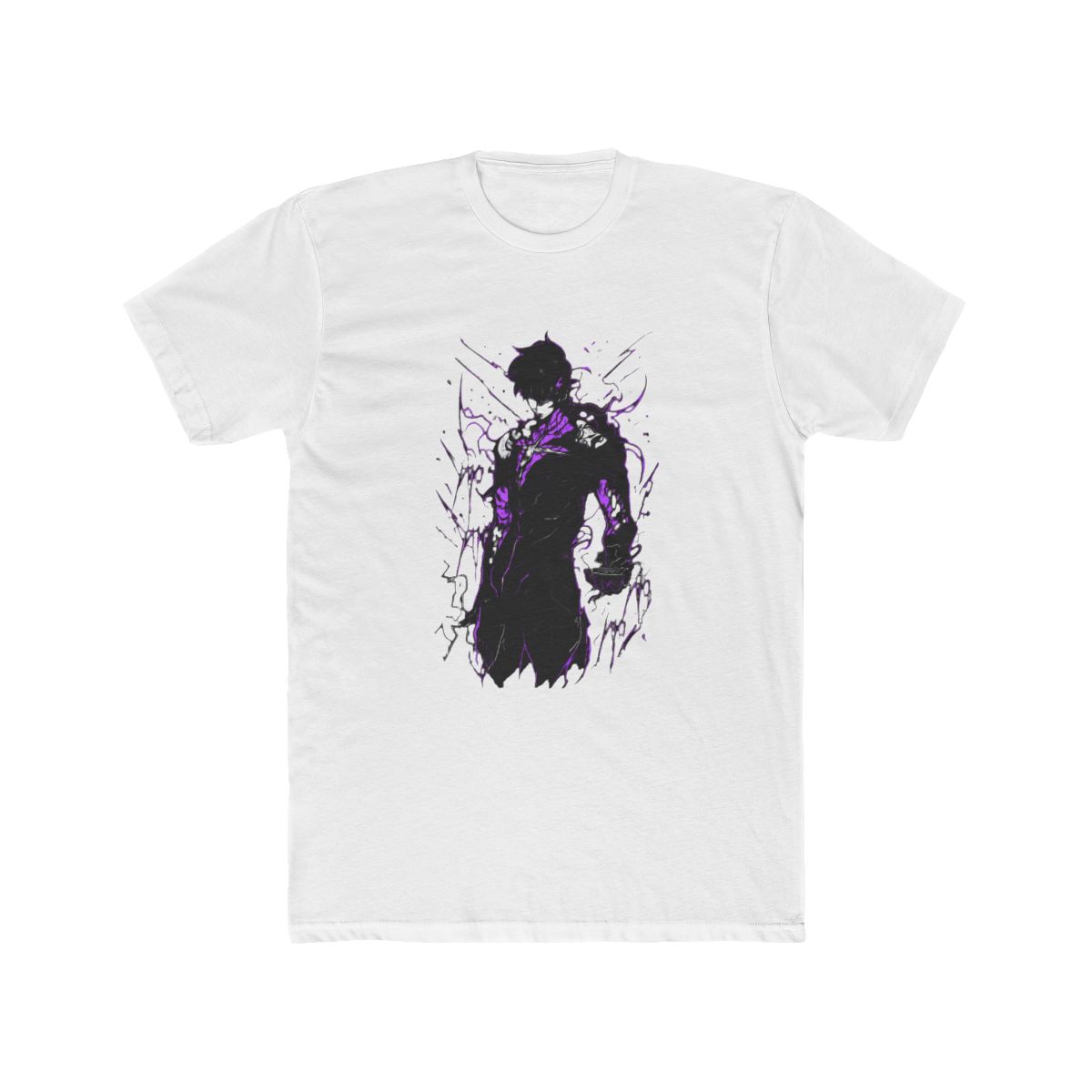 Sung Jinwoo Anime Design, Solo Leveling Character Art T Shirt - Official t-shirts merchandise
