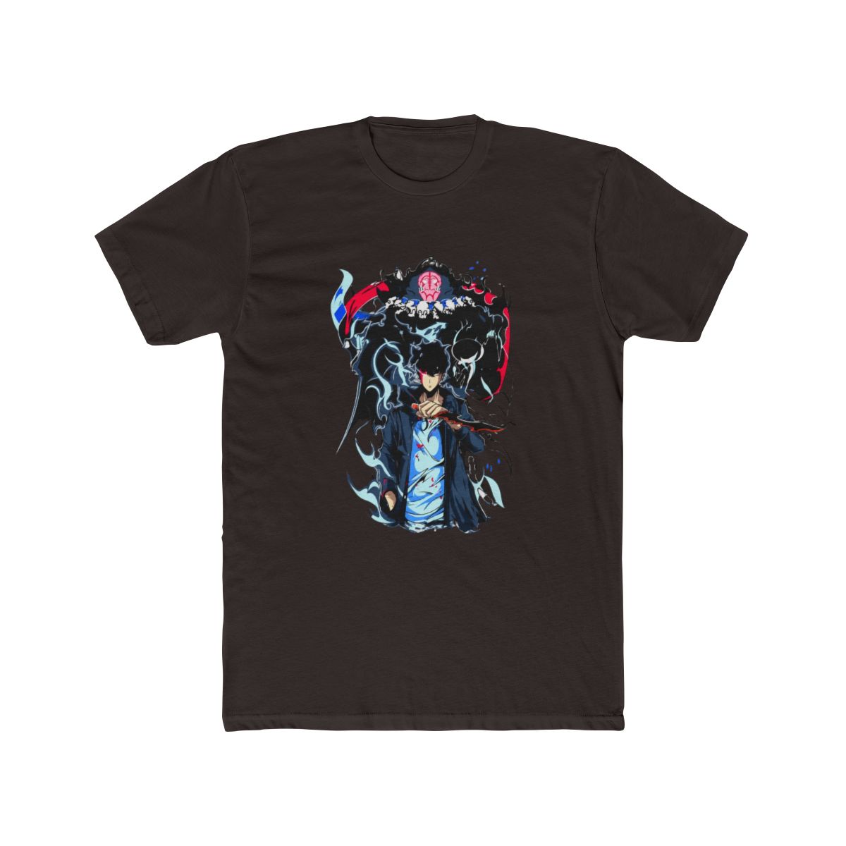 Solo Leveling Sung Jinwoo Arise Anime Manga T Shirt - alternate angle 5, merchandise