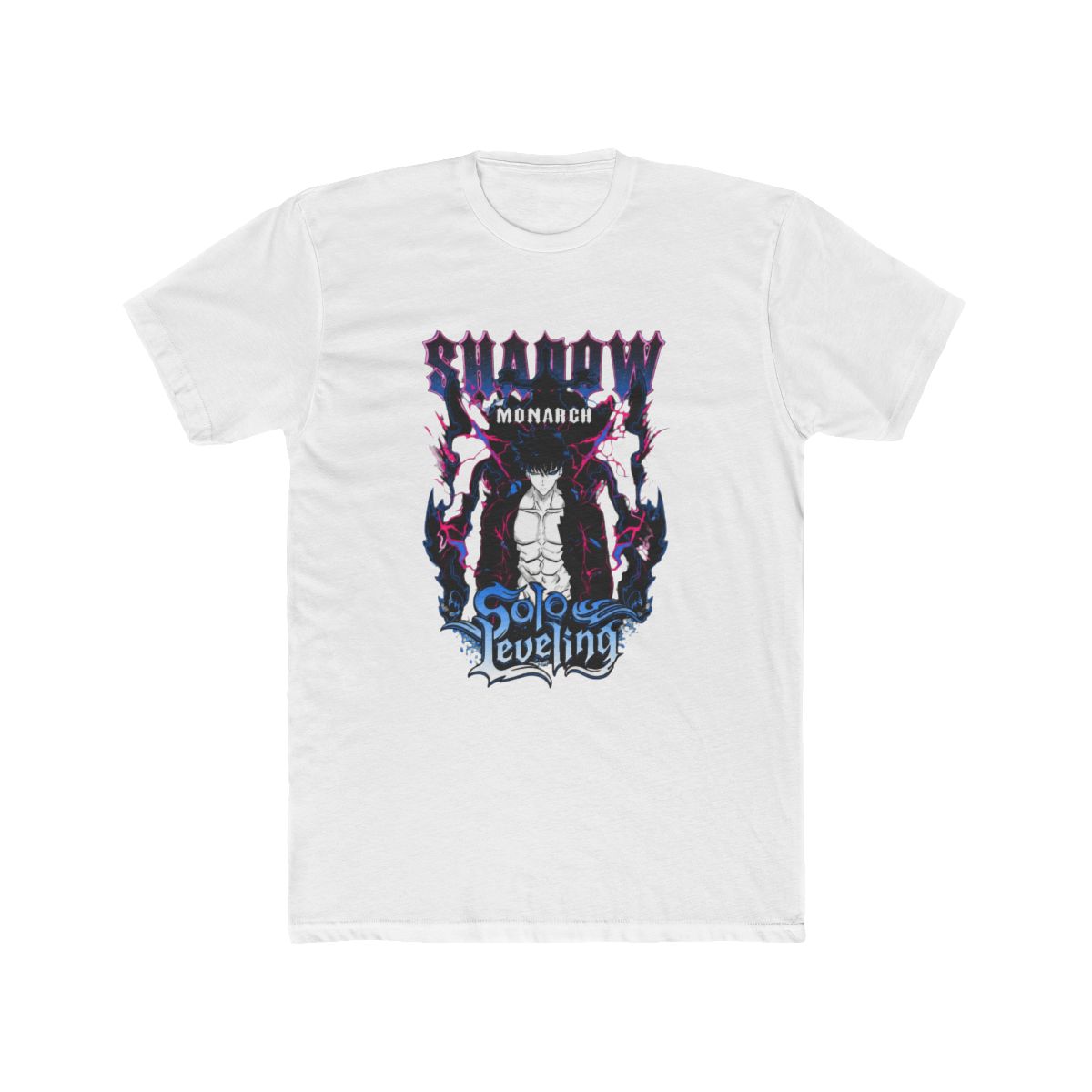 Solo Leveling Shadow Monarch Sung Jinwoo Anime Design T Shirt - Official T-Shirts merchandise