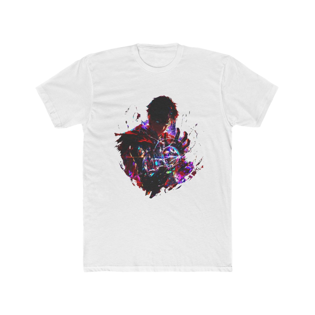 Solo Leveling Sung Jinwoo Fragmented Power T Shirt - alternate angle 2, merchandise